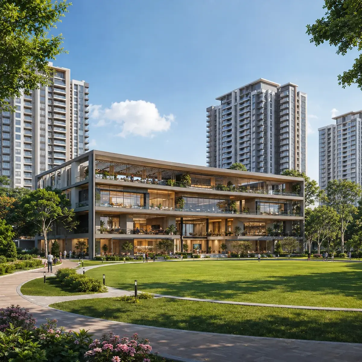 The G+5, 1,35,000 sq ft clubhouse at Candeur Kukatpally, Kukatpally, Hyderabad The G+5, 1,35,000 sq ft clubhouse at Candeur Kukatpally, Kukatpally, Hyderabad